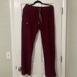 Figs Women's Burgundy Pants
